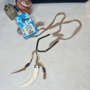 Faux Fang Long Necklace